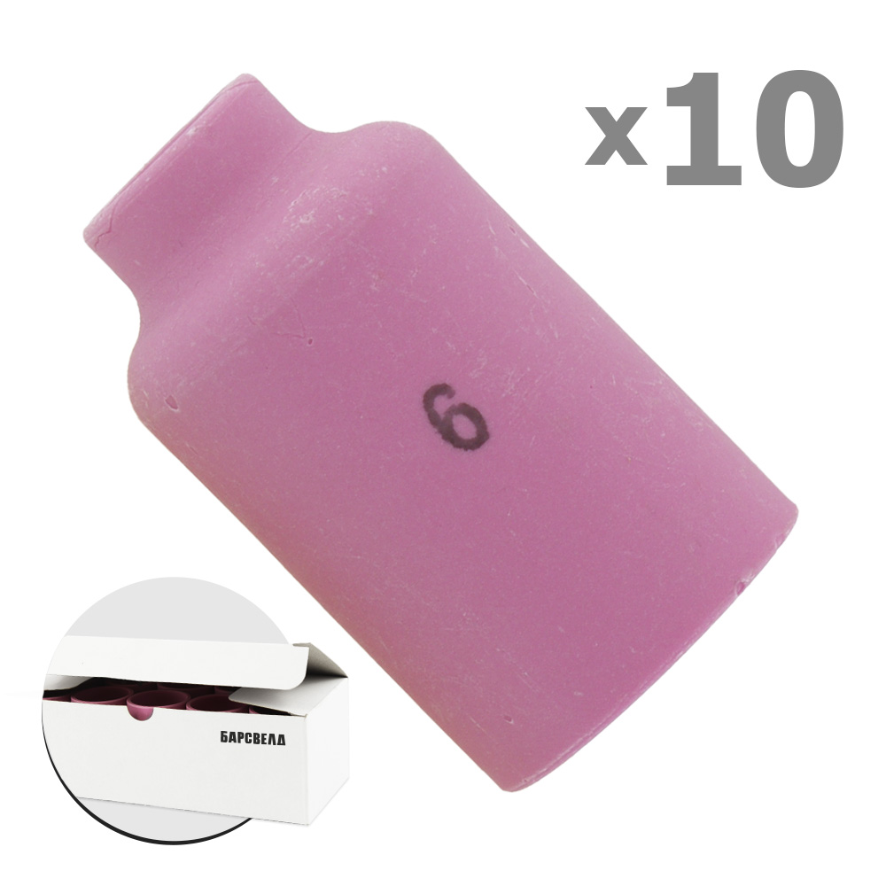 Сопло керамическое SR 17/18/26 под стандартную линзу №6 ф 9,5 мм, L=42 мм (B401P222202|B54N16)